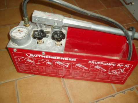 Zkušební tlaková pumpa ROTHENBERGER